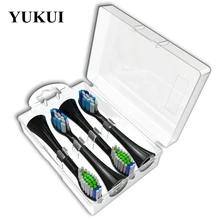 YUKUI Ersatz Zahnbürste Köpfe Für Xiaomi SOOCAS X3 SOOCARE Elektrische Zahnbürste Foodgrade Borsten mit Anti-staub Kappe