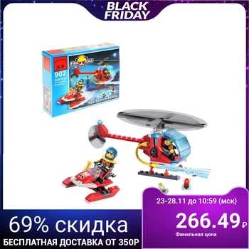 

Designer "Fire rescuers: helicopter + jet ski", 111 parts
