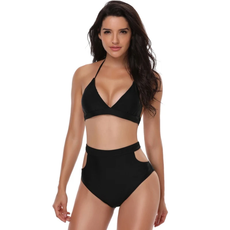 

Newest Arrival2018 Women Swimsuit European And American Split Skirt Swimsuit Sexy Triangle Swimsuit Female Models High Waist Bik
