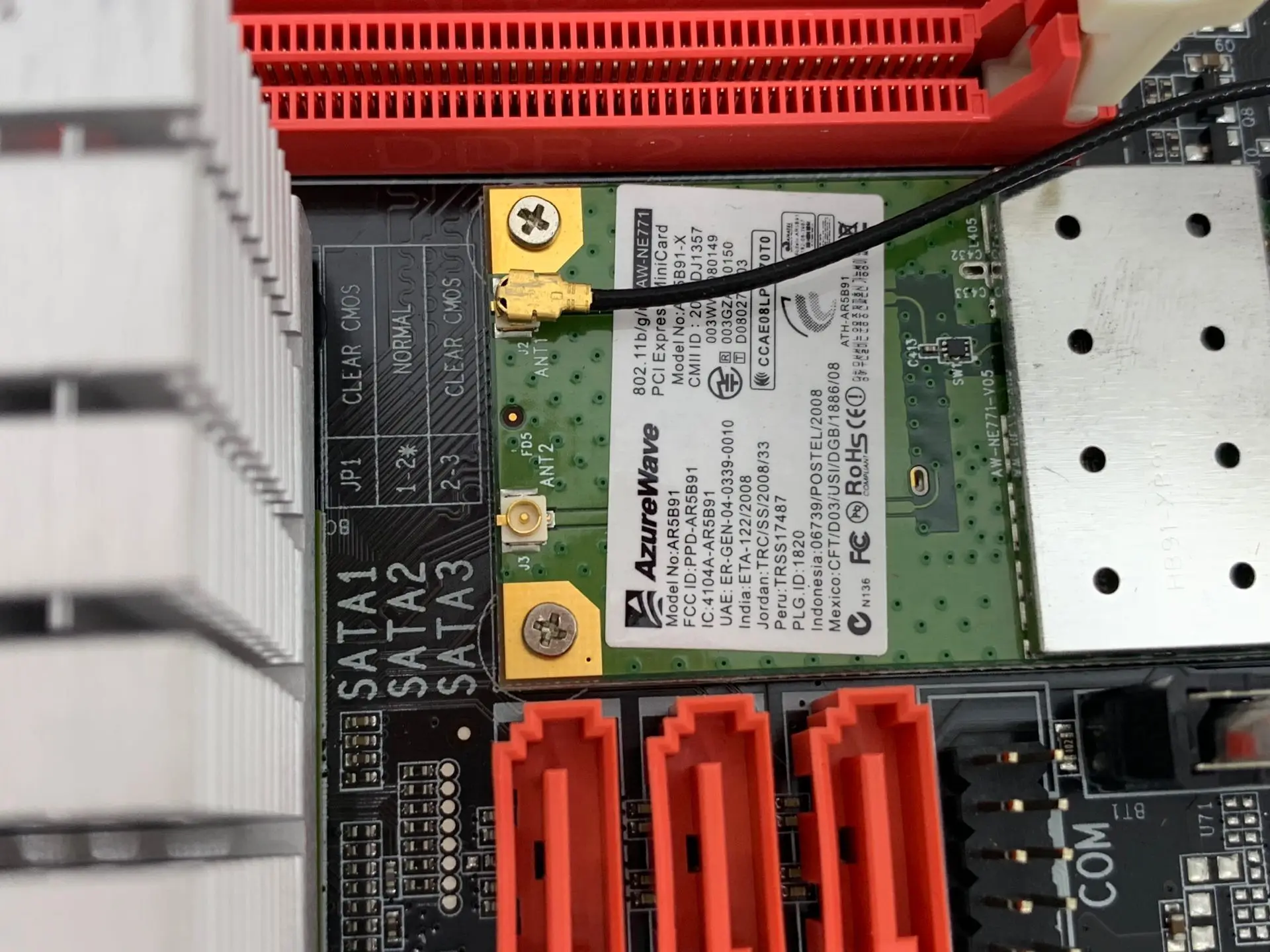 Для ZOTAC IONITX-D-E Atom 330 1,6 ГГц cpu DDR2/17x17 см мини материнская плата с wifi оригинальная подержанная материнская плата