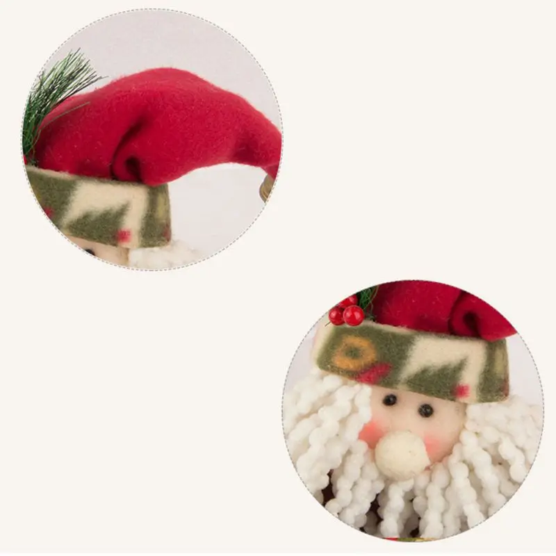 Christmas Santa Snowman Candy Box Fabric Storage Gift Boxes Christmas Decoration Xmas Festive Supplies articulos de navidad