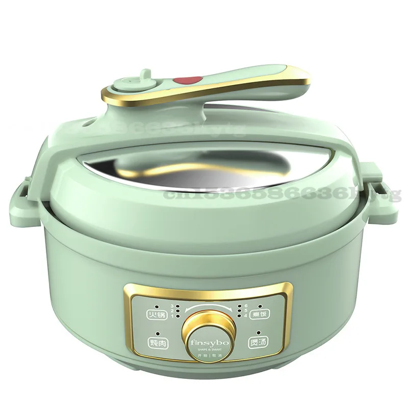 220V/1300W Household Multifunction Double Cover Electric Pressure Cooker Kitchen Intelligent Cooking Pot Stew Hot 3.0L |