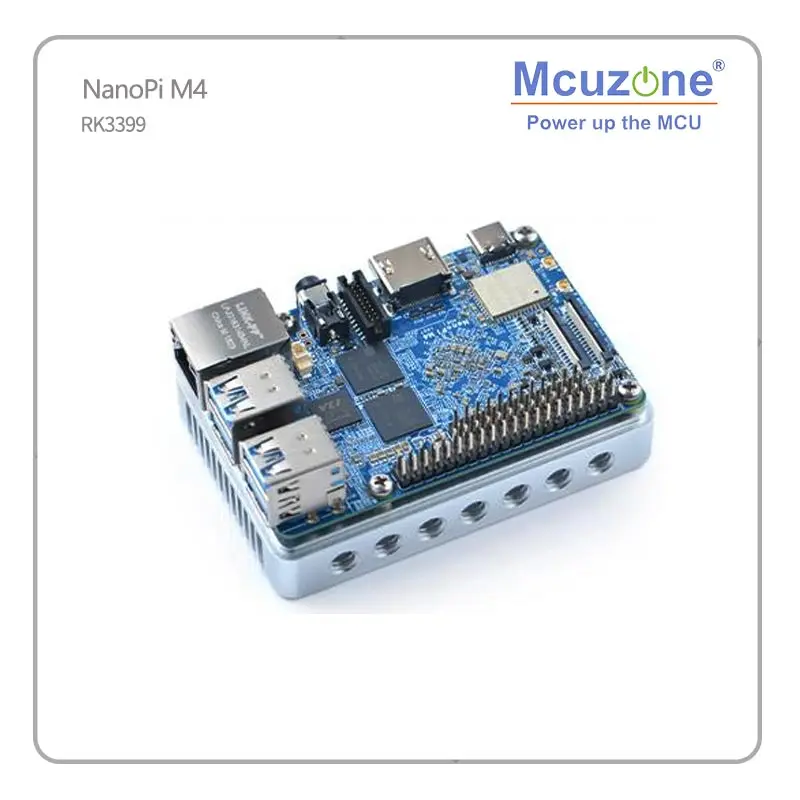 FriendlyELEC NanoPi M4 2 ГБ/4 ГБ DDR3 Rockchip RK3399 SoC 2,4G и 5G двухдиапазонный WiFi+ Bluetooth 4,1 поддерживает Ubuntu Android