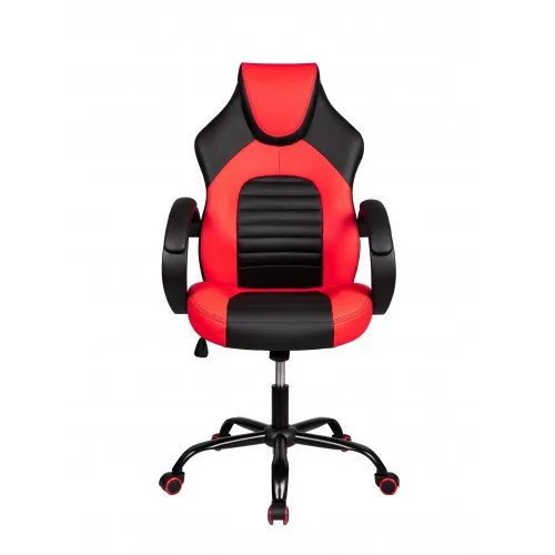 Высококачественное компьютерное игровое кресло эргономичное офисное кресло с высокой спинкой из искусственной кожи нейлоновое регулируемое сиденье-игрушка(склад США - Цвет: Red