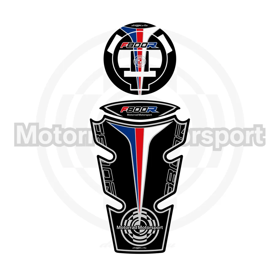 

3D Sticker Decal Emblem Protection Tank Pad Cap Fit FOR F800R F 800R