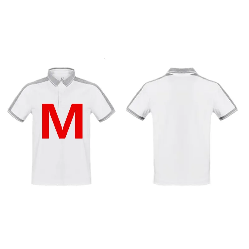 Оригинальные Модные хлопковые рубашки поло Xiaomi, Мужская Повседневная дышащая верхняя одежда с коротким рукавом - Цвет: White M