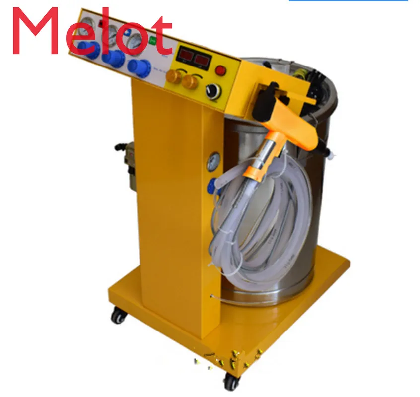

Portable Powder Paint Experiment System Electrostatic Powder Coating machine with electrostatic powder coating test gun
