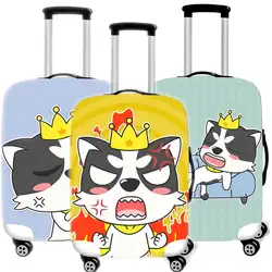 Аксессуары для путешествий Kawaii Dog чемодан защитный чехол водонепроницаемый утолщенный эластичный женский чемодан сундук Чехол 18-32 дюймов XL