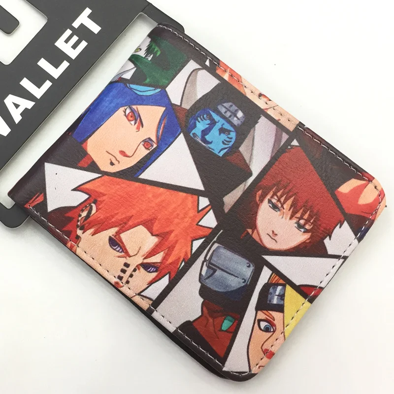 PU Cartoon Wallet ID Photo Multi-Card Slots Collection Gifts Teenage Students Boys and Girls Short Coin Purse front pocket wallet Wallets