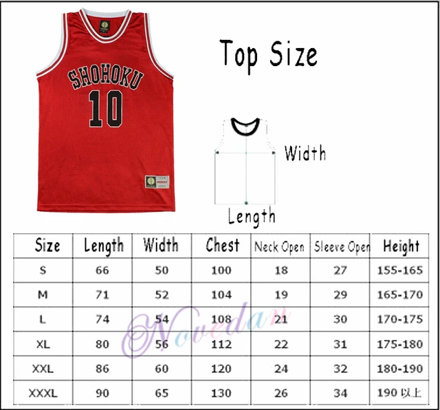 Slamdunk Jersey Shohoku School Basketball Team Kaede Rukawa