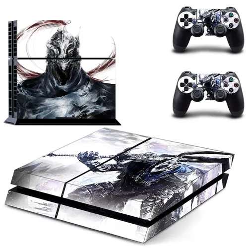 Dark Souls наклейка для PS4 наклейка для sony DualShock playstation 4 консоль и 2 контроллера наклейка для PS4 виниловая наклейка - Цвет: dark souls 10