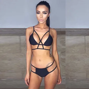 

Sexy Womens Bikini Set Bandage Push up Padded Swimwear Swimsuit Bathing Beachwear