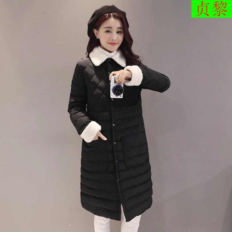 

2018 Winter New Style nv zhuang fang Fashion Ladies' Korean-style Thin down Jacket Cotton-padded Clothes Short Short-height Cott