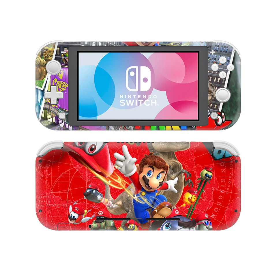Наклейка с изображением супер Марио для nintendo Switch Lite, протектор консоли, чехол для nintendo Switch Lite, Виниловая наклейка с NSL - Цвет: YSNSL0078