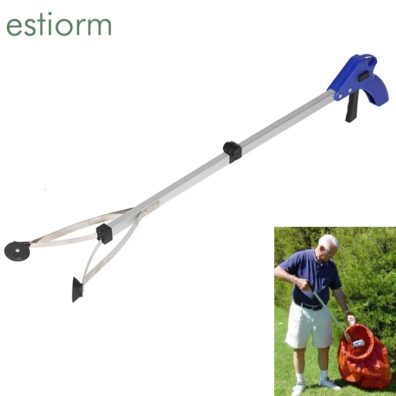 Reacher Grabber Tool,Foldable Grabber Reacher for Elderly,Reaching Assist Tool for Trash pick up, garden garbage Litter Picker afbeelding