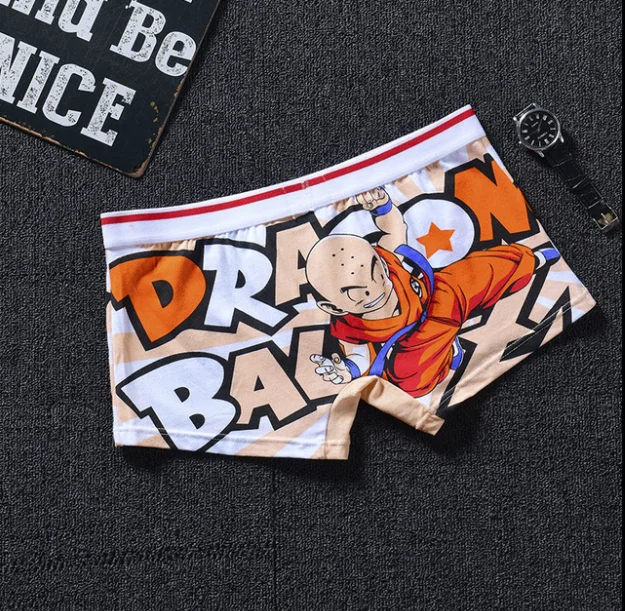 New Anime Underwear Son Goku Kakarotto Cosplay Underpants Boxer Shorts Man cotton Male Panties Breathable Funny Mens Gift best boxer briefs