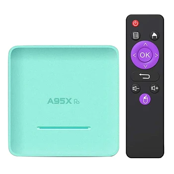 

A95X R5 Android 10.0 TV Box 4GB RAM 128GB ROM RK3318 Quad-Core 64 Bits Dual-WiFi 2.4GHz/5GHz 4K Android Box EU Plug