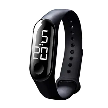 Reloj Digital de lujo para hombre y mujer, pulsera electrónica Led para hombre y mujer
