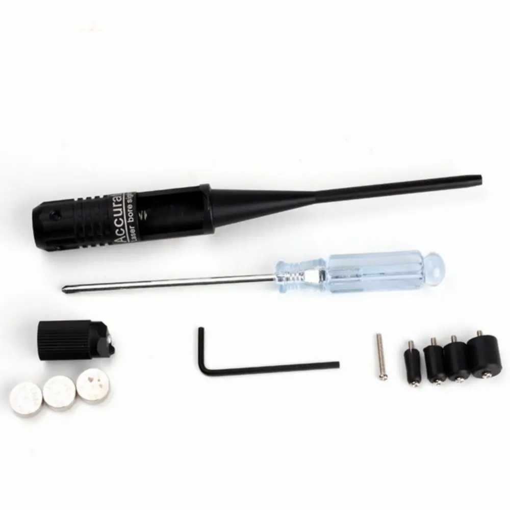 

Tactical Red Laser BoreSighter kit for .22 to .50 Caliber Scope Rifles Handgun Red Dot Bore Sight For Rifle Scope