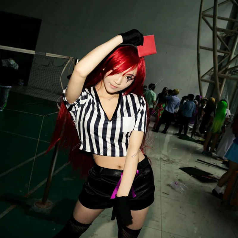 

League of Legends LOL Anime COS Clothing Catalina Ominous Red Card Exit Evening Show Stage Costume