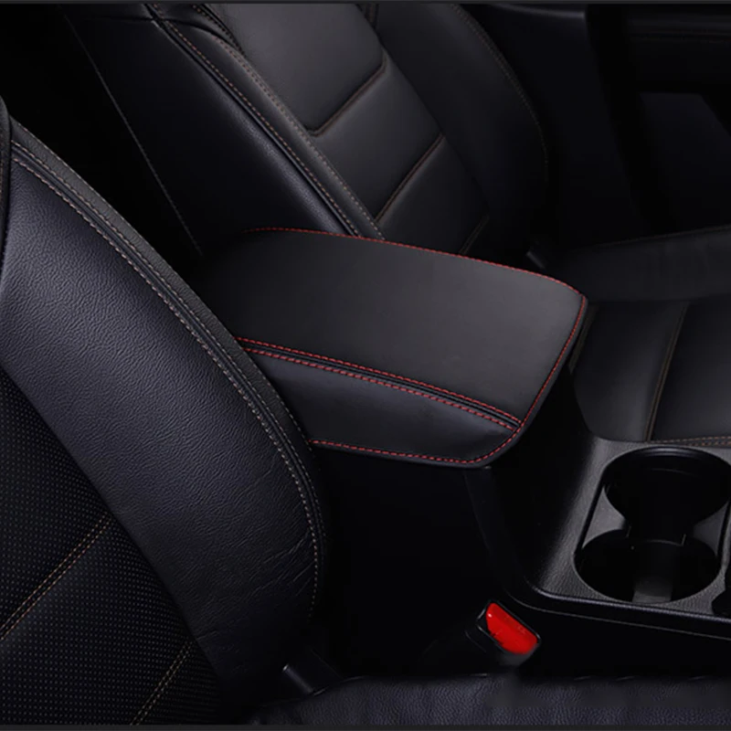 

PU Leather Pad Cover Central Armrest Box Protection Sleeve Interior Decoration Accessories For Mazda CX-5 CX5 2017 2018 2019