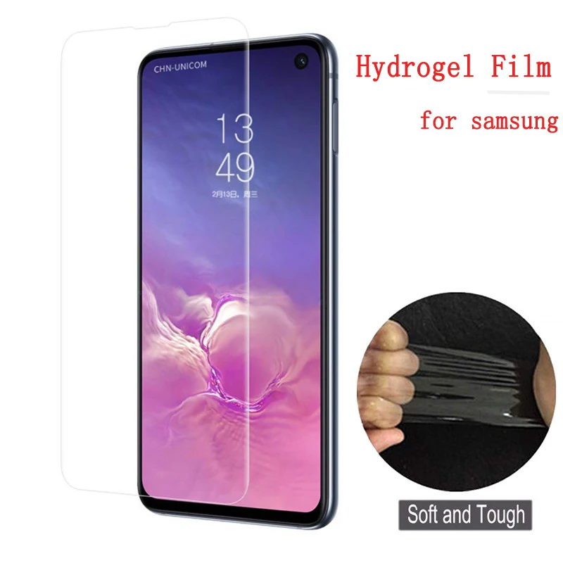 Гидрогелевая пленка для Samsung Galaxy A40 A50 A70 A80 S7 S8 S9 S10 plus Защитная экрана|Защитные
