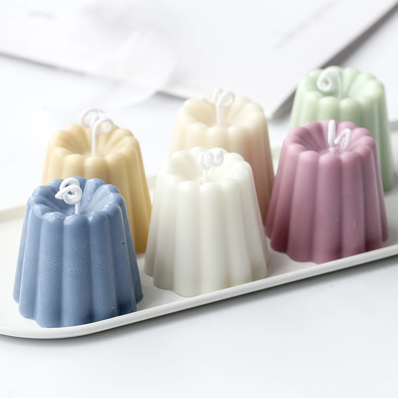 DIY Creative Silicone Candle Molds Fondant Cake Food Grade Molds ,Aroma