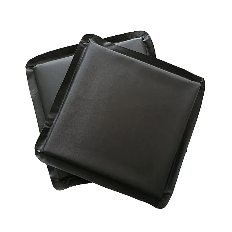 Panel a prueba de balas, 6 x 6, par de placa balístico NIJ nivel 3A, armadura de cuerpo de aramida de inserción lateral suave