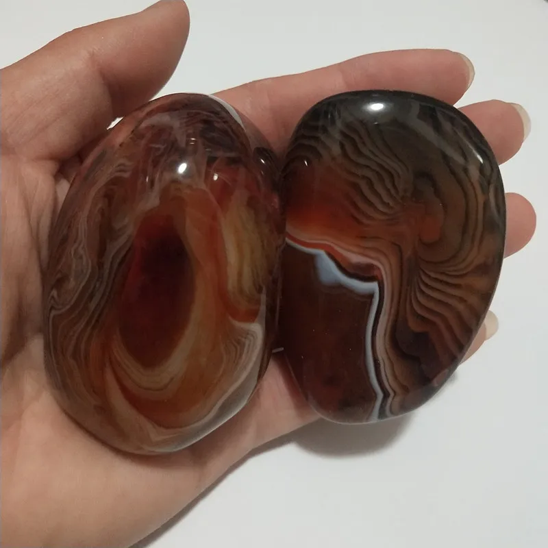 Натуральный камень Сардоникс Агат пальмовые камни игры маленькие камни и кристаллы заживляющие кристаллы