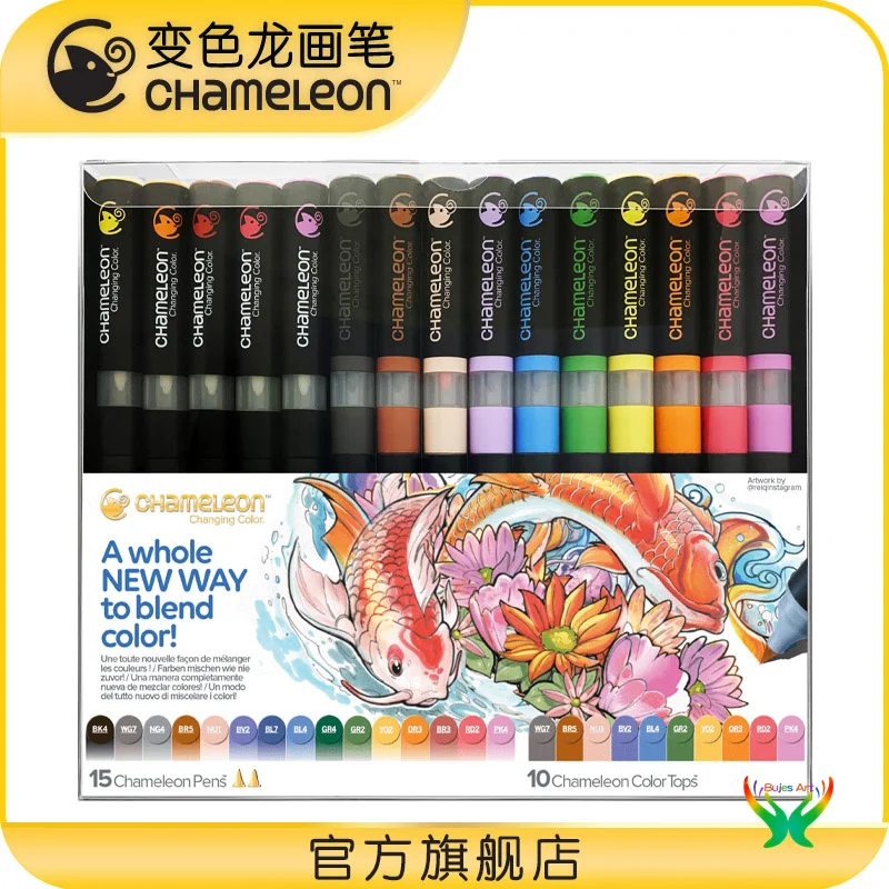 Chameleon Pens Mark Set, Two-End Glide Marker, Alcohol Ink, Soft Head  Painting Hand Drawing, Art