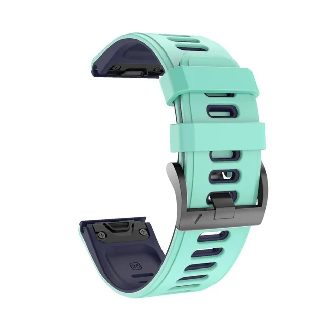 20 22mm 26mm Silicone Watchband Wriststrap for Garmin Fenix 6X 6 6S Pro 5X 5 5S Plus Fenix 7X 7 Easy Fit Quick Release wirstband 