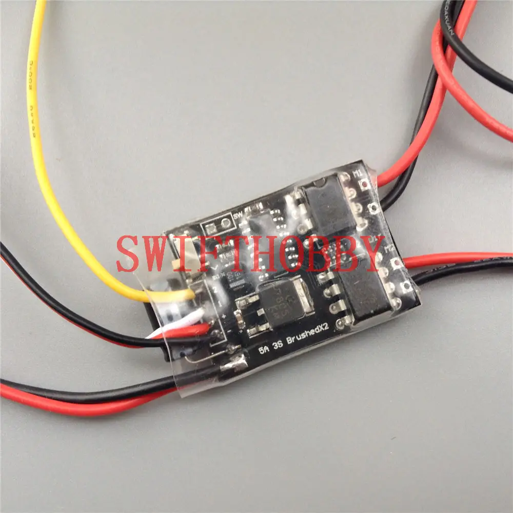 5Ax2 матовый ESC двойной двухсторонний регулятор скорости 1:16 rc Танк отслеживается 2S 3S Lipo