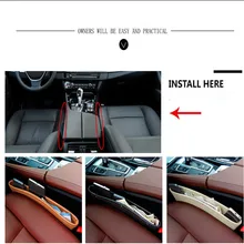 1 шт. коробка для хранения автомобиля коробка для хранения Коробка для хранения автомобильное сиденье из кожи слот для мобильного телефона коробка с зазором отделка