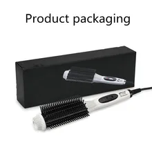 Профессиональный фен-щетка 2 в 1, выпрямитель для волос, бигуди, гребень, объем, горячая расческа для волос, стильные щипцы для завивки волос