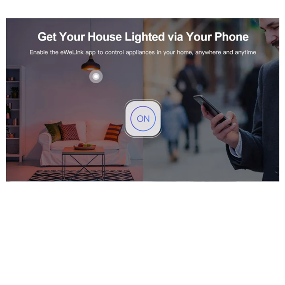 Мини умный переключатель DIY маленькое Двухканальное ДУ управление wifi переключатель Управление по Ewelink приложение работа с Alexa Google Home