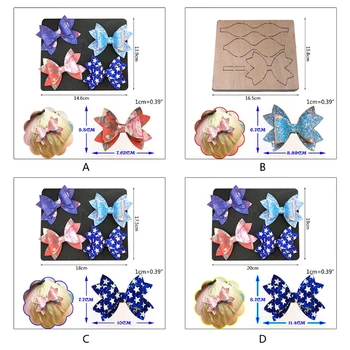 

Bow Bowknot Wooden Cutting Dies Stencil DIY Scrapbooking Album Stamp Paper Card Embossing Craft Decor Aceessory