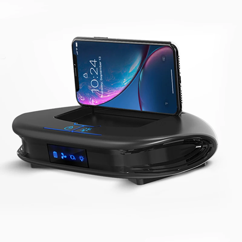 

Car Solar Powered Air Purifier Aromatherapy Negative Ion Air Deodorizer with Stand PUO88