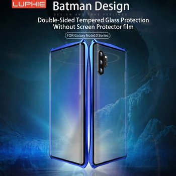 

Luxury 360 Full Body Protection Case For Samsung Galaxy Note 10 Plus + Magnetic Case Cover Shockproof Case double-sided Glass