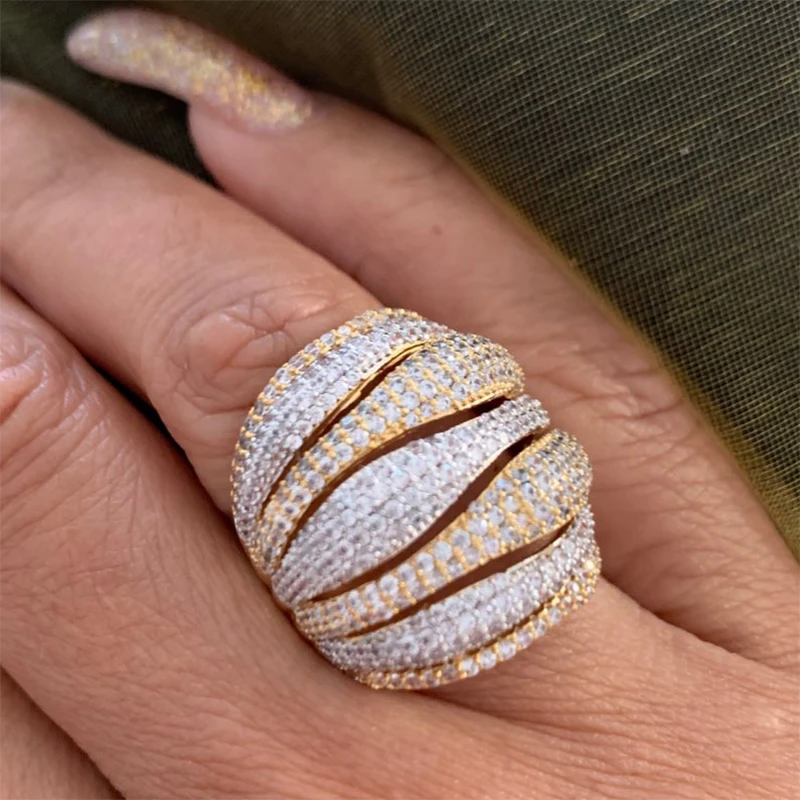 GODKI 2019 Charm cruzada de Layerd declaración Stacks anillos para mujeres zirconia cúbica anillos de dedo de perlas joyas Boho Beach| AliExpress