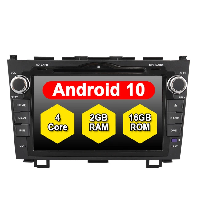 ANDROID 10 0 для HONDA CRV 2006-2011 2din автомобильный Радио Видео плеер встроенный DVR Функция DVD