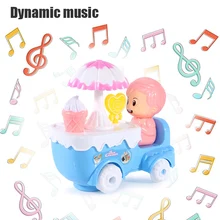 Электрическая мини-тележка Muic для ролевых игр, детская коляска, настольные игрушки для девочек, S7JN