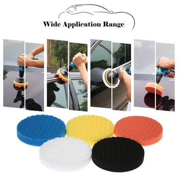 

New 5PCS Car Polishing Pads Waxing Buffing Pad Sponge Pad Kit Set for Car Polisher Buffer Waxer Sander Polishing Waxing SealingG