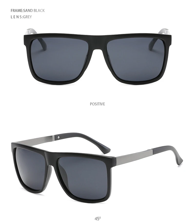 FUQIAN фирменный дизайн Модные поляризованные мужские солнцезащитные очки ретро квадратные пластиковые мужские солнцезащитные очки дешевые уличные очки UV400