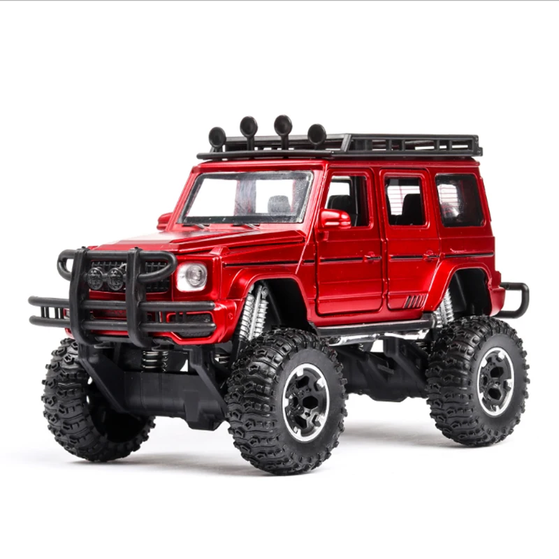 

1:32 Alloy Car Model Toy Sound Light Die-cast Vehicles Play model decoration G63 SUV
