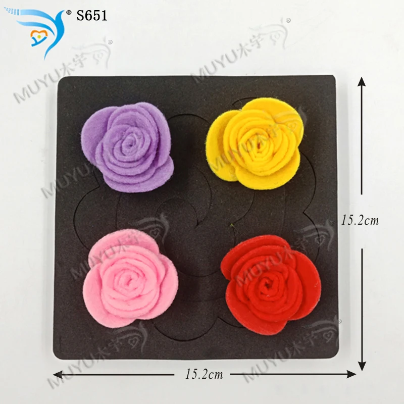 Цветок новая деревянная форма вырубки для скрапбукинга Thickness-15.8mm S651