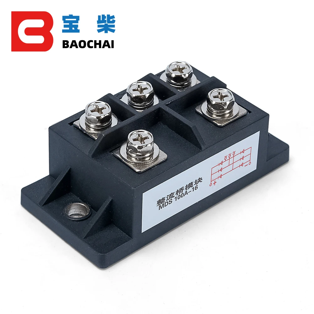 MDS100A AMP 1600V трехфазный диодный выпрямительный мост 100A выпрямитель модуль управления диодные выпрямители функция для генератора