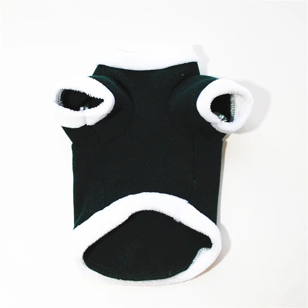 Pet Clothing Winter New Warm Fleece Embroidered Christmas Sweater Coat Jacket Chihuahua Schnauzer Puppy Dog Clothes