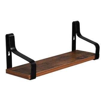 

Floating Shelves Wall Mounted Set of 3 Vintage Wood Storage Rack for Bedroom Living Room Bathroom Kitchen and Office[US-Stock]