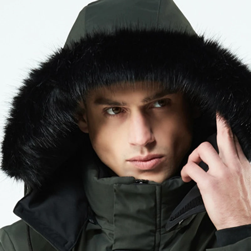 Winter Jacket Men Long Fur Collar Hooded Parka Thick Warm Army Military Tactical Windproof Outerwear Clothes