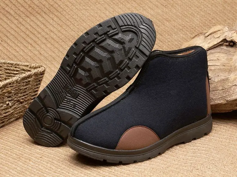 winter warm shaolin monk kung fu shoes zen lay wushu taiji shoes taoist kung fu martial arts taichi boots sneakers martial arts shoes